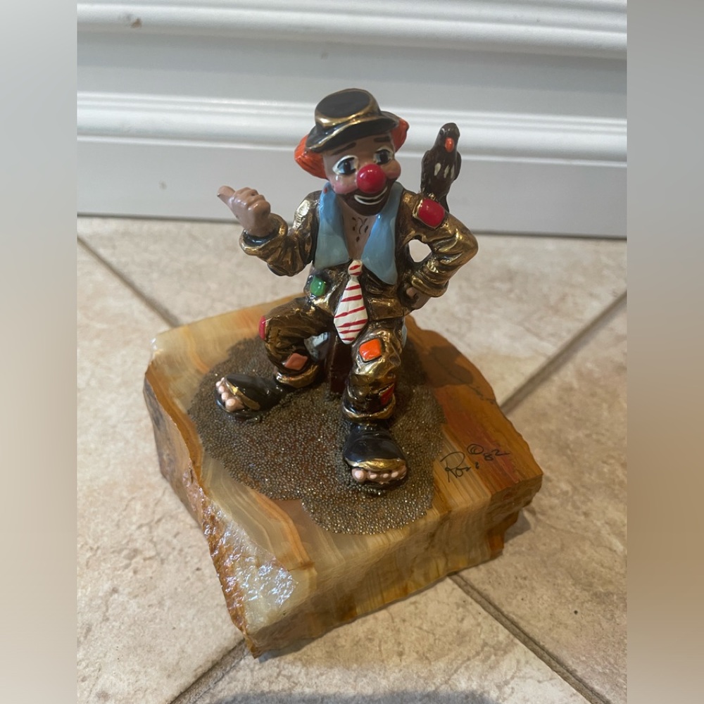 Ron Lee clown figurine ('82)